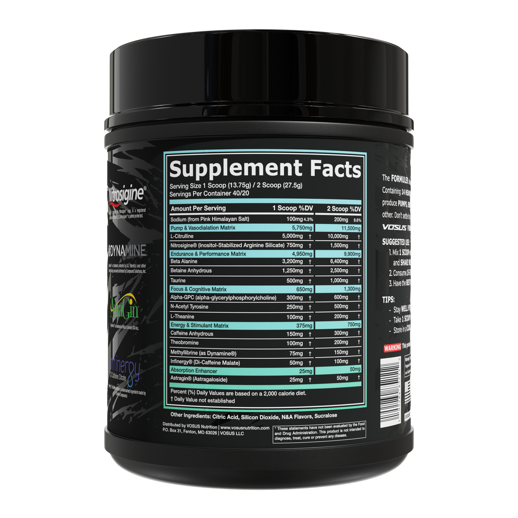 The FORMULER Pre-workout | Baja Boss